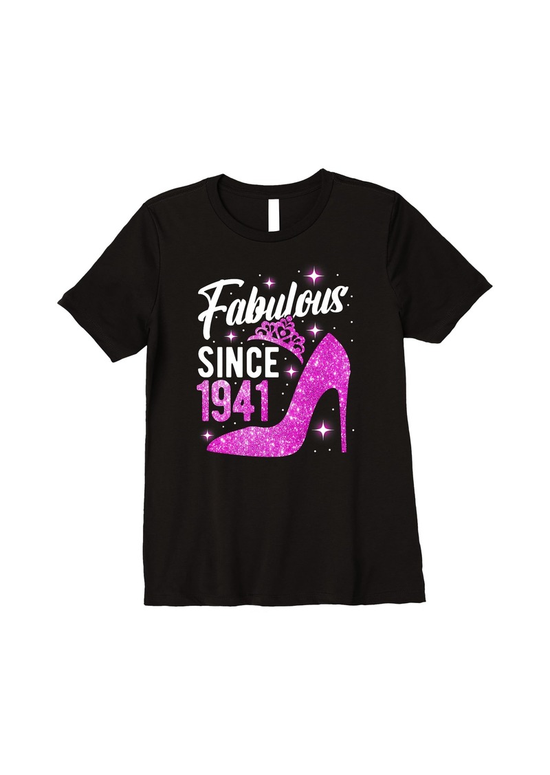 Womens Birthday Woman Fabulous Since 1941 Born In 1941 Premium T-Shirt