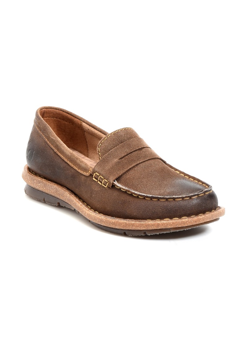 born womens penny loafers