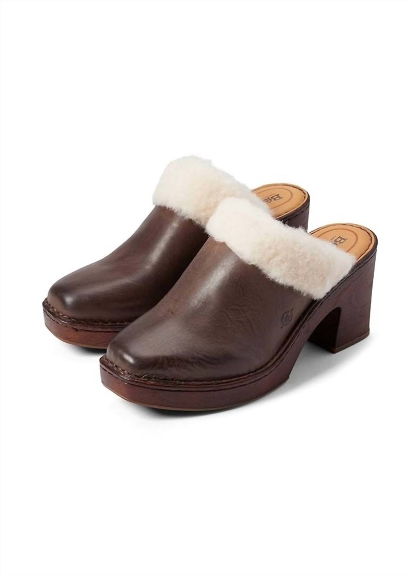 Born Women's Hope Heeled Clog In Chocolate