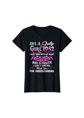 Born Womens I'm A July Girls 1952 69th Birthday Gifts 69 Years Old T-Shirt