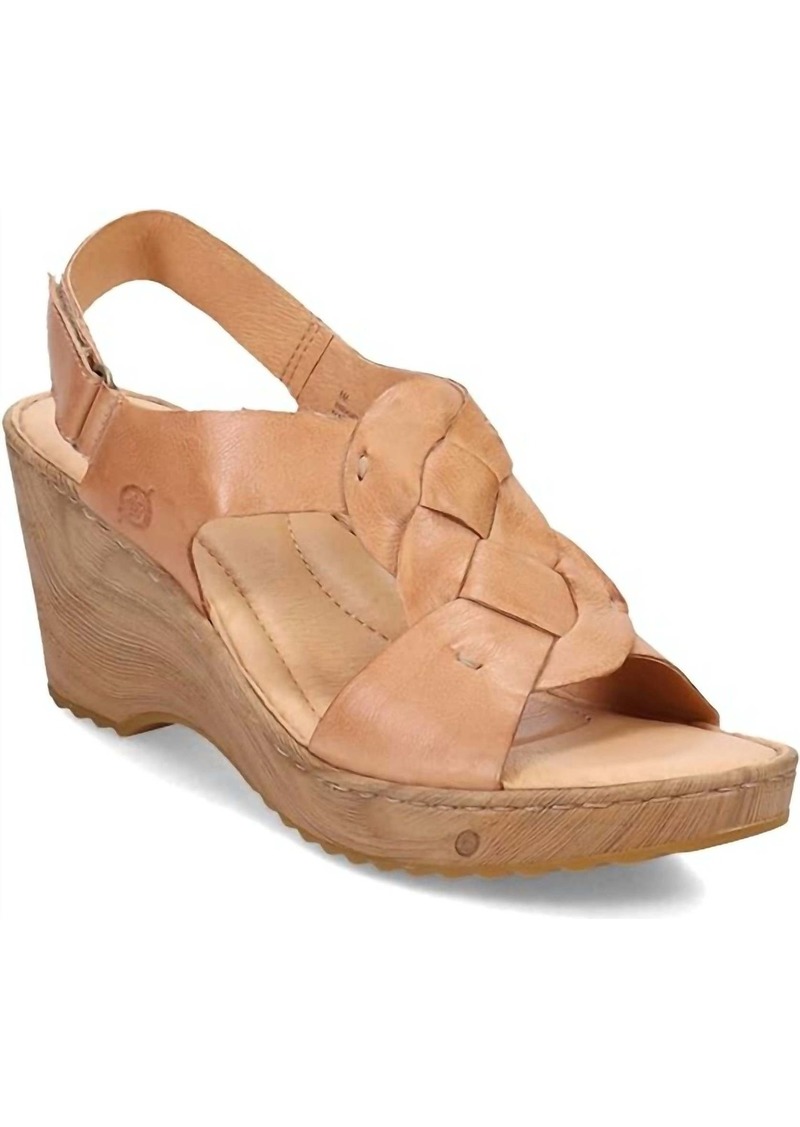 Born Women's Nina Wedge Sandals In Natural