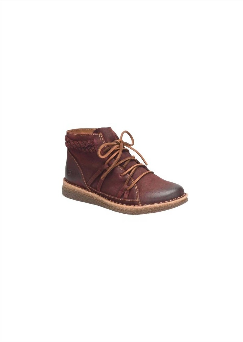 Born Women'S Temple Ii Fashion Boots In Dark Red