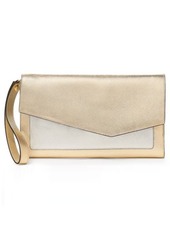 Botkier Cobble Hill Leather Wallet in Gold Colorblock at Nordstrom