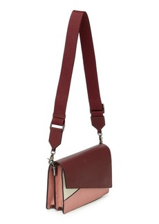 Botkier Crosstown Colorblock Leather Crossbody Bag in Malbec Combo at Nordstrom
