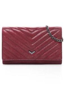 Botkier Soho Quilted Wallet on a Chain in Bordeaux at Nordstrom Rack