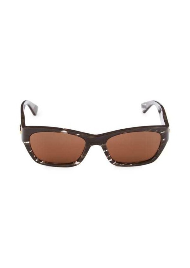 Bottega Veneta 55MM Oval Sunglasses