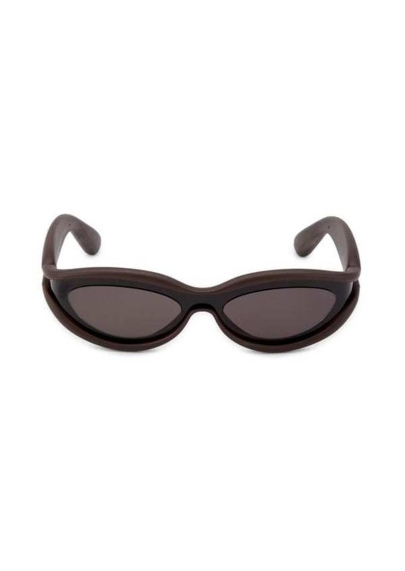 Bottega Veneta 56MM Oval Shield Sunglasses