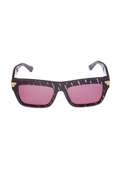 Bottega Veneta 56MM Square Plastic Sunglasses
