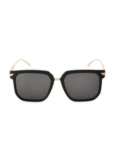 Bottega Veneta 57MM Square Sunglasses