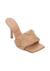 Bottega Veneta 90mm Lido Woven Leather Slide Sandals