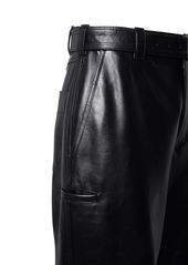 Bottega Veneta Belted Leather Pants