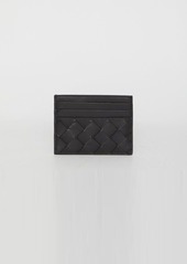 Bottega Veneta Black leather cardholder