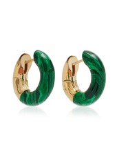 Bottega Veneta - 18K Gold-Plated Sterling Silver Malachite Earrings - Green - OS - Moda Operandi - Gifts For Her