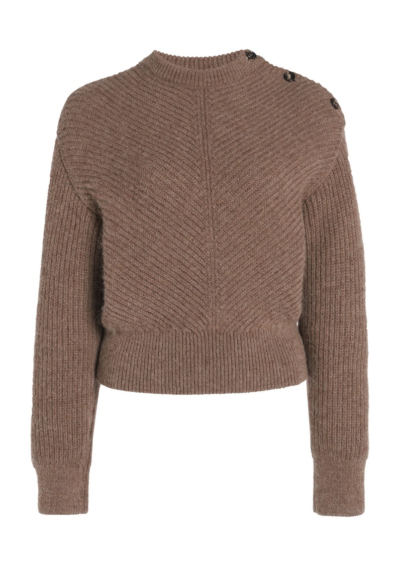 Bottega Veneta - Alpaca-Knit Sweater - Brown - L - Moda Operandi