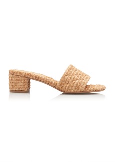 Bottega Veneta - Amy Woven Wicker Sandals - Tan - IT 39 - Moda Operandi