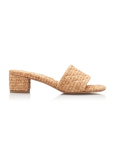 Bottega Veneta - Amy Woven Wicker Sandals - Tan - IT 38 - Moda Operandi
