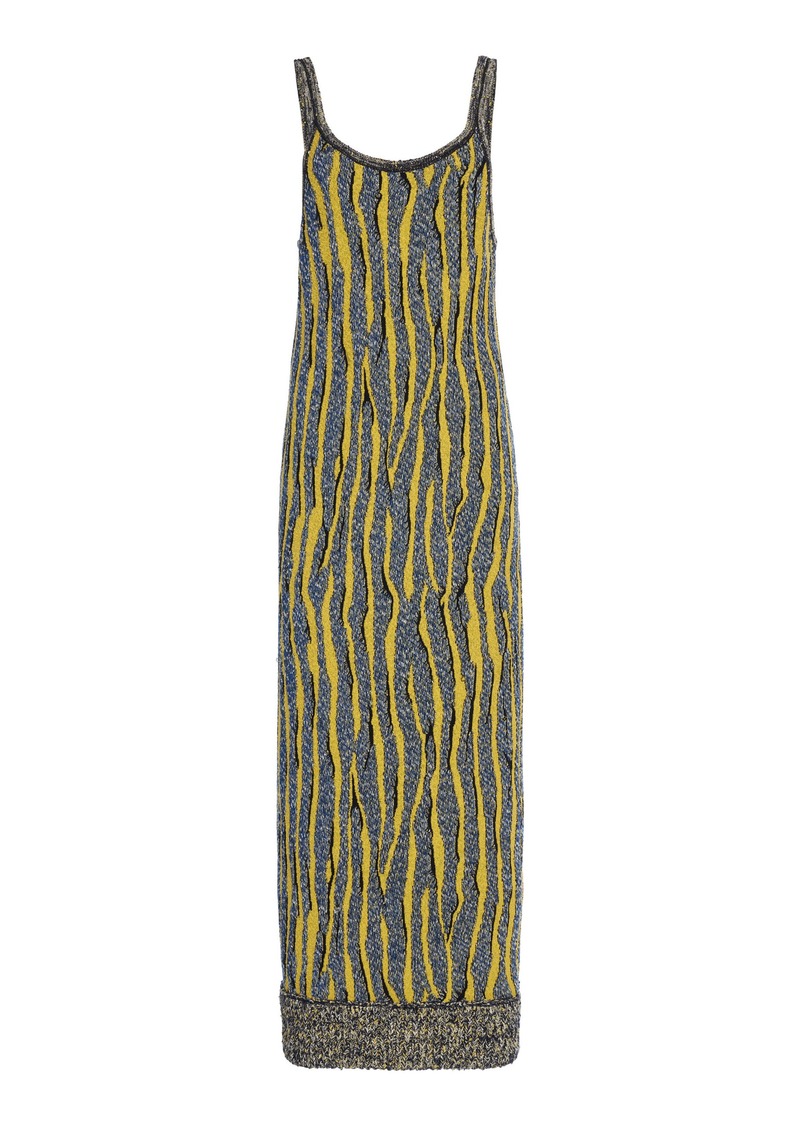 Bottega Veneta - Animal-Patterned Jacquard Dress - Animal - XS - Moda Operandi