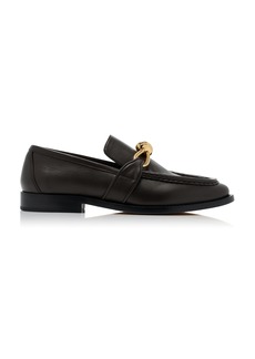 Bottega Veneta - Astaire Leather Loafers - Brown - IT 39 - Moda Operandi