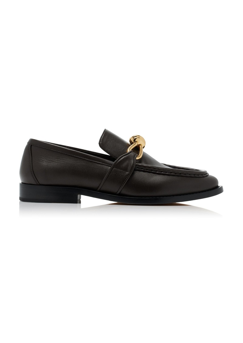 Bottega Veneta - Astaire Leather Loafers - Brown - IT 41 - Moda Operandi