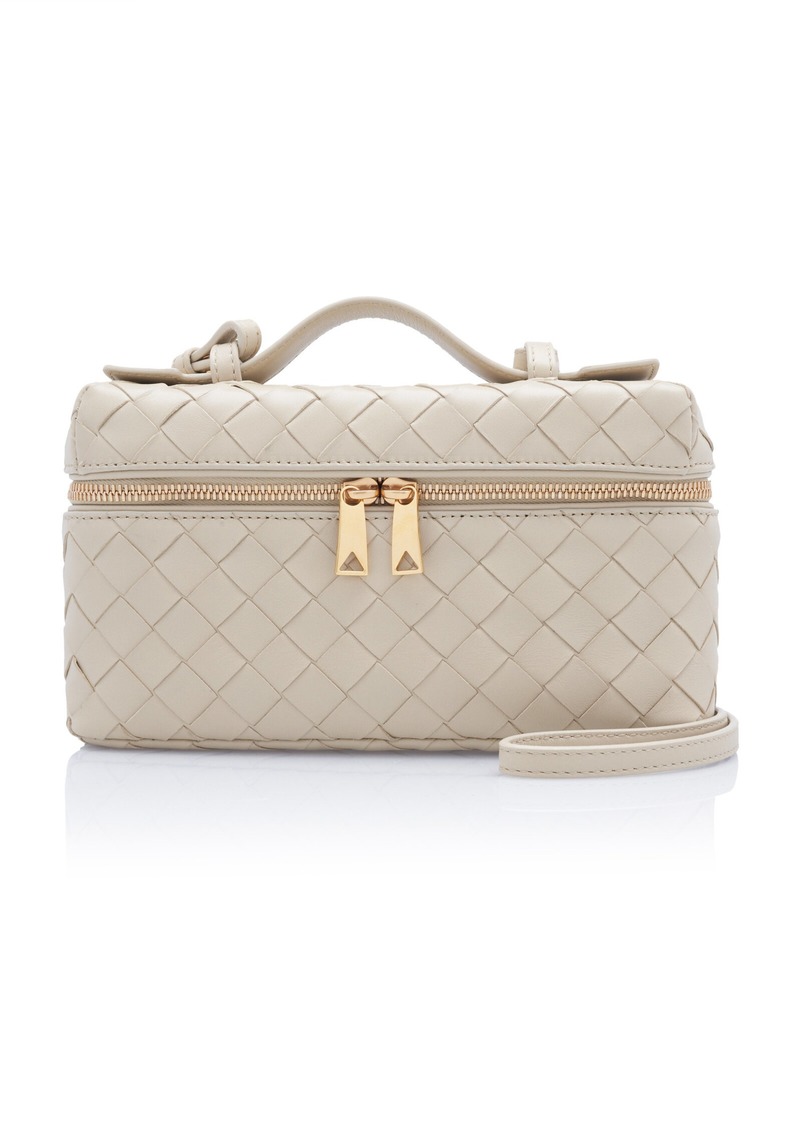 Bottega Veneta - Bang Bang Intrecciato Leather Vanity Case - White - OS - Moda Operandi