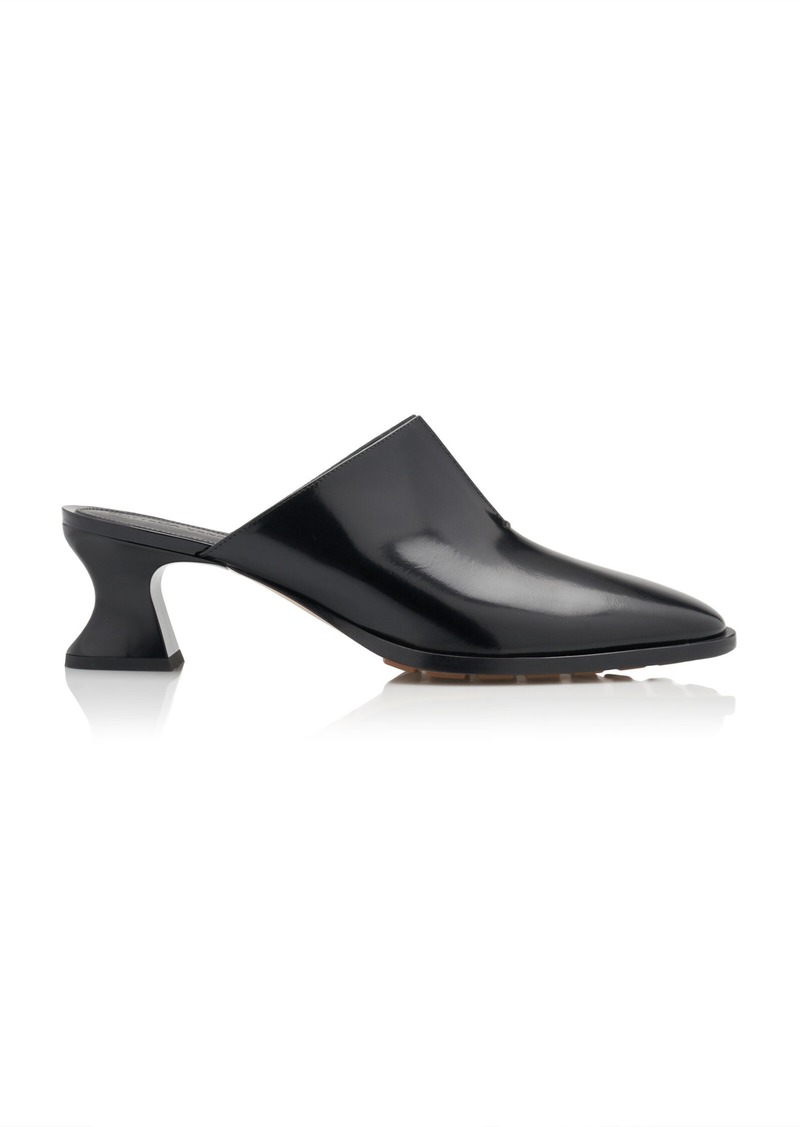 Bottega Veneta - Cha-Cha Vinyl Mules - Black - IT 38 - Moda Operandi