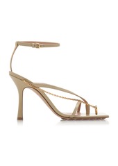 Bottega Veneta - Chain-Trimmed Lounge Leather Sandals - Neutral - IT 36 - Moda Operandi