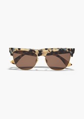 Bottega Veneta - D-frame gold-tone and tortoiseshell acetate sunglasses - Neutral - OneSize