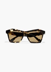 Bottega Veneta - D-frame tortoiseshell acetate sunglasses - Brown - OneSize