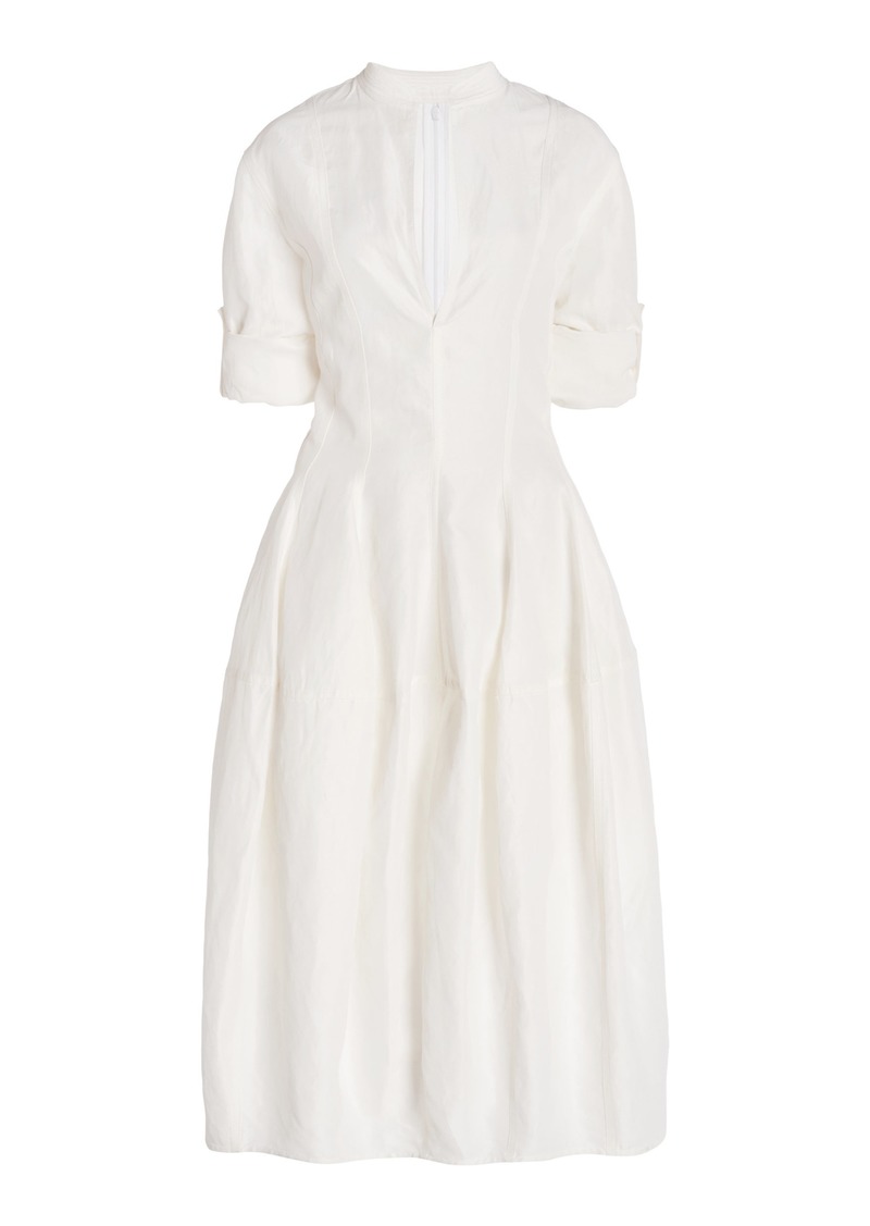 Bottega Veneta - Fluid Midi Dress - White - IT 40 - Moda Operandi