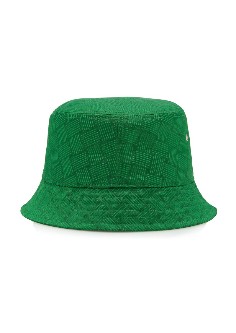 Bottega Veneta - Intrecciato Nylon Bucket Hat - Green - S - Moda Operandi