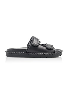 Bottega Veneta - Jack Leather Sandals - Black - IT 41 - Moda Operandi