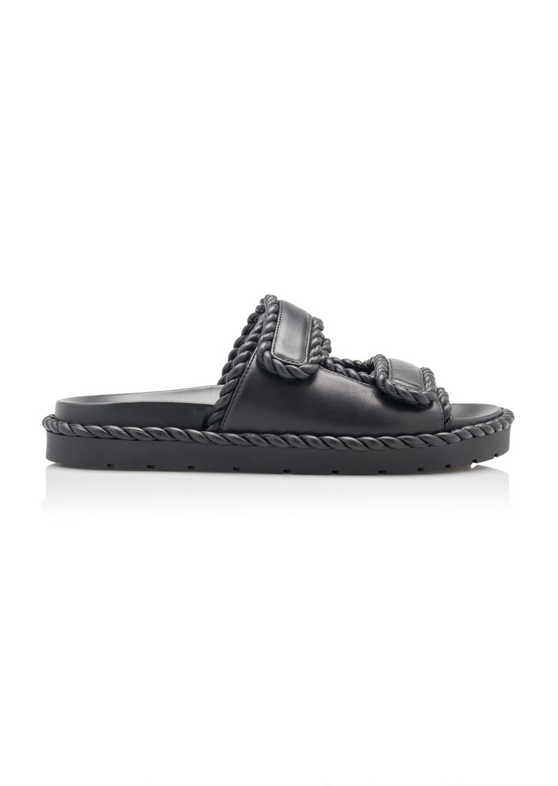 Bottega Veneta - Jack Leather Sandals - Black - IT 37 - Moda Operandi