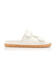 Bottega Veneta - Jack Leather Sandals - White - IT 36 - Moda Operandi