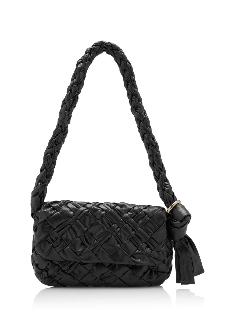 Bottega Veneta - Kalimero Citta' Intrecciato Leather Bag - Black - OS - Moda Operandi