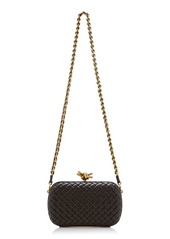 Bottega Veneta - Knot Padded Intrecciato Leather Minaudiere - Brown - OS - Moda Operandi