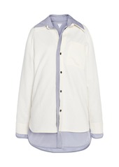 Bottega Veneta - Knotted Cotton Shirt - White - IT 40 - Moda Operandi