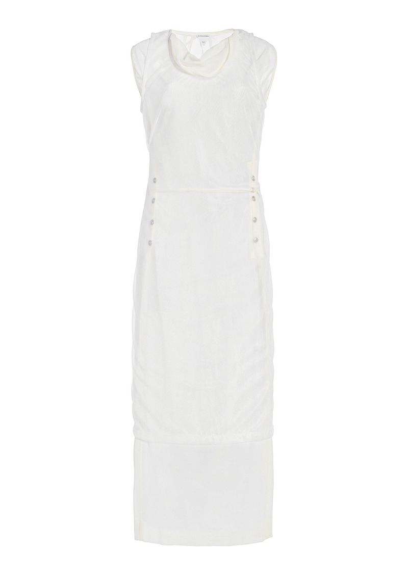 Bottega Veneta - Layered Cotton Dress - White - IT 38 - Moda Operandi