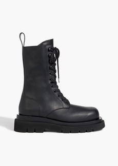 Bottega Veneta - Leather combat boots - Black - EU 35.5