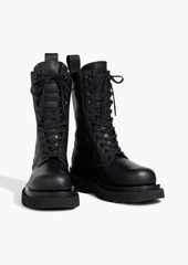 Bottega Veneta - Leather combat boots - Black - EU 35.5