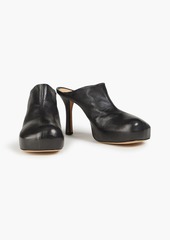 Bottega Veneta - Leather platform mules - Black - EU 37.5