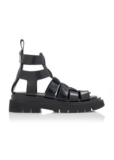 Bottega Veneta - Leather Sandals - Black - IT 37 - Moda Operandi