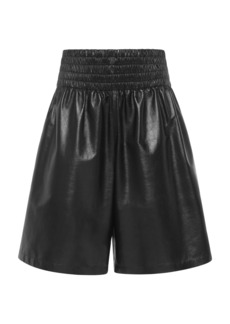Bottega Veneta - Leather Shorts - Black - IT 40 - Moda Operandi