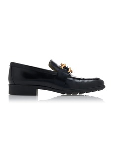 Bottega Veneta - Madame Soft Vinyl Loafers - Black - IT 38 - Moda Operandi