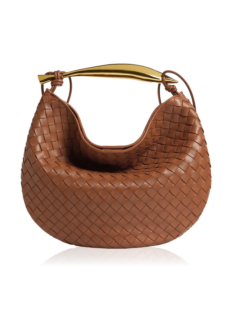 Bottega Veneta - Medium Sardine Intrecciato Leather Bag - Brown - OS - Moda Operandi