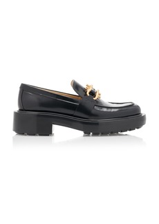 Bottega Veneta - Monsieur Leather Loafers - Black - IT 39 - Moda Operandi