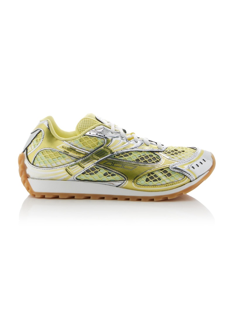 Bottega Veneta - Orbit Tech-Mesh Sneakers - Yellow - IT 37 - Moda Operandi