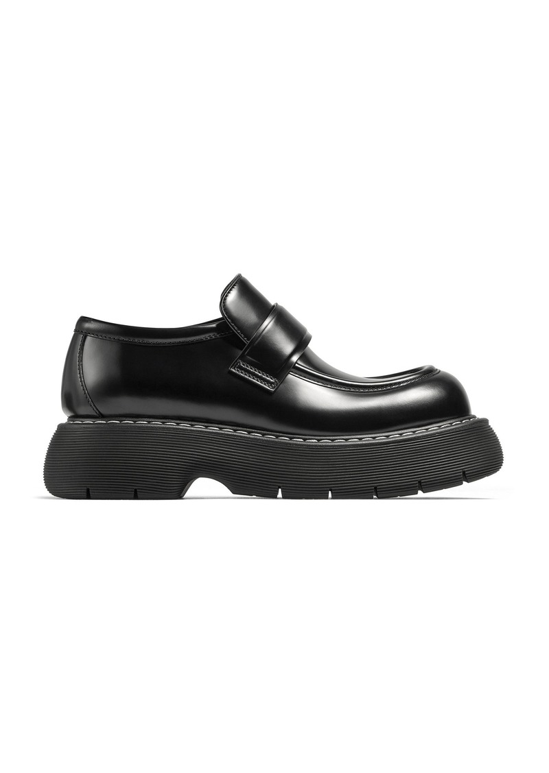 Bottega Veneta - Osaka Leather Platform Loafers - Black - IT 40 - Moda Operandi