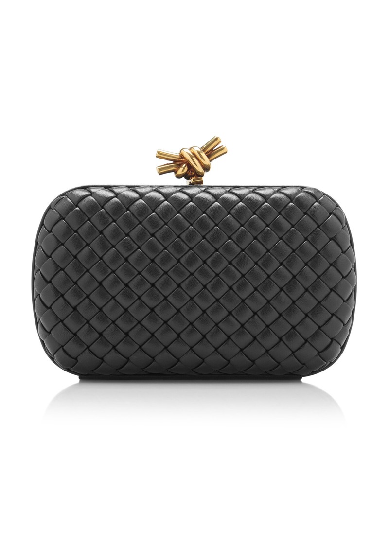 Bottega Veneta - Padded Knot Minaudière  - Black - OS - Moda Operandi