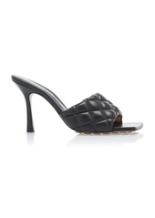 Bottega Veneta - Padded Leather Mules - Black - IT 36.5 - Moda Operandi