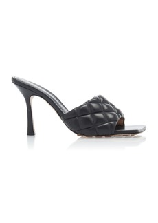 Bottega Veneta - Padded Leather Mules - Black - IT 38 - Moda Operandi